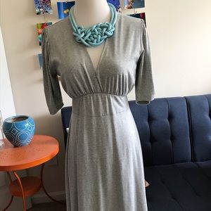 NWOT gray jersey a-line dress - size XL juniors